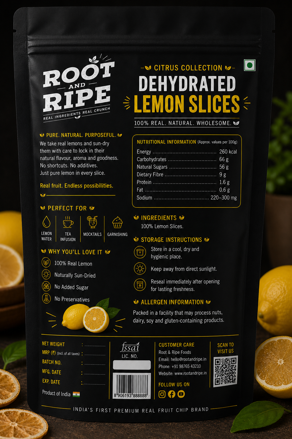 Dehydrated Lemon Slices