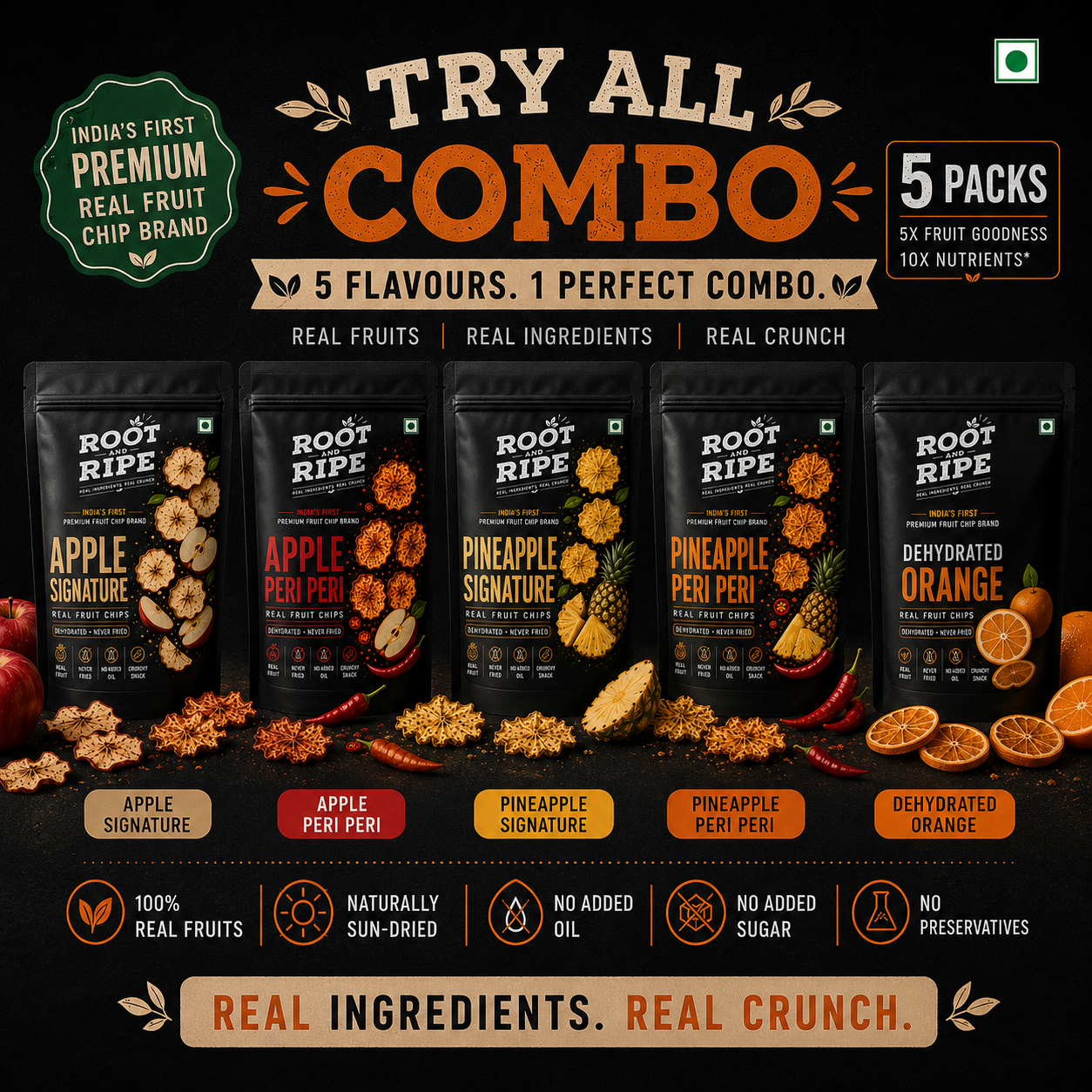 Try All Combo – 5 Flavours Pack