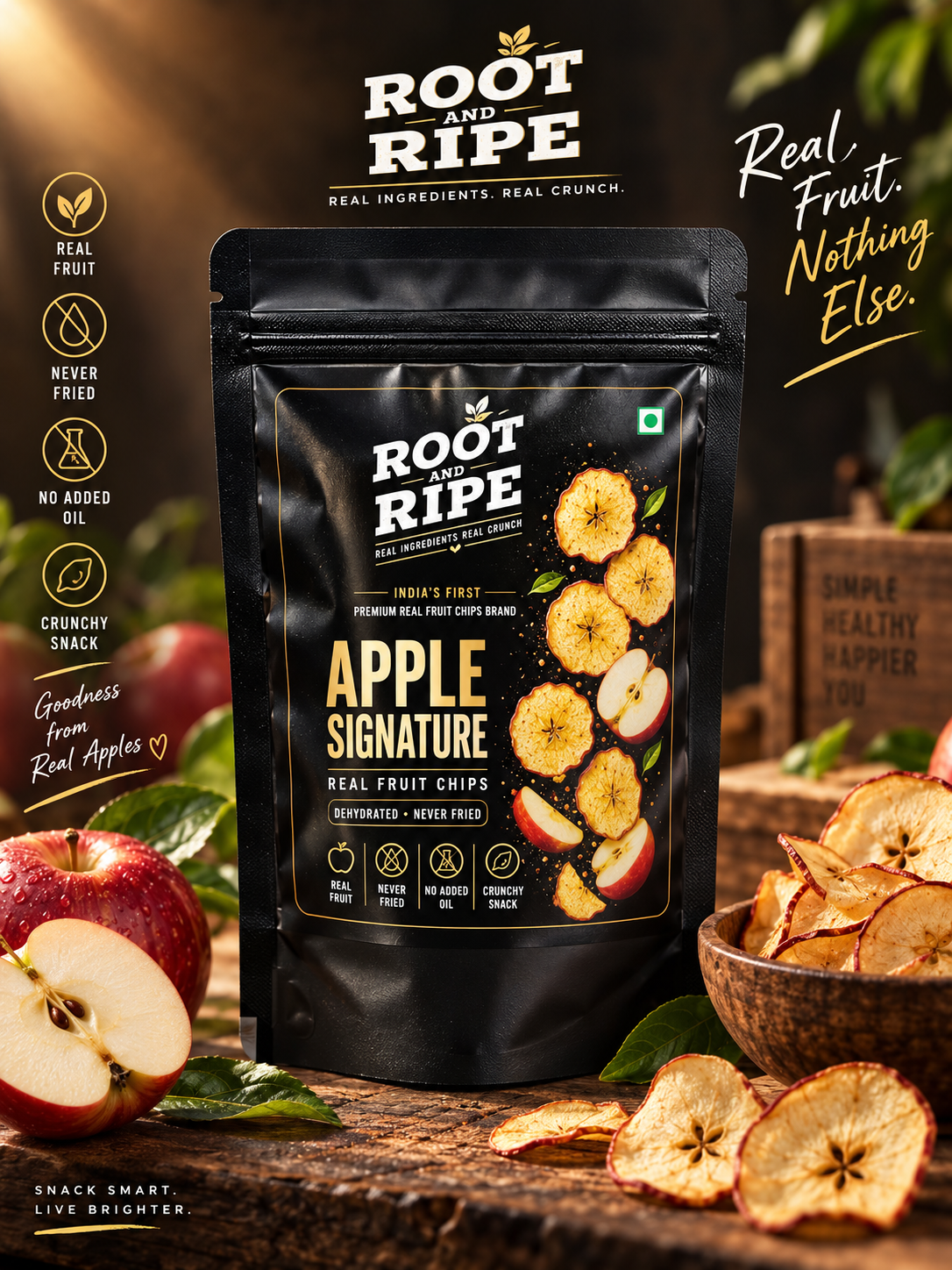 Root & Ripe Apple Signature Fruit Chips