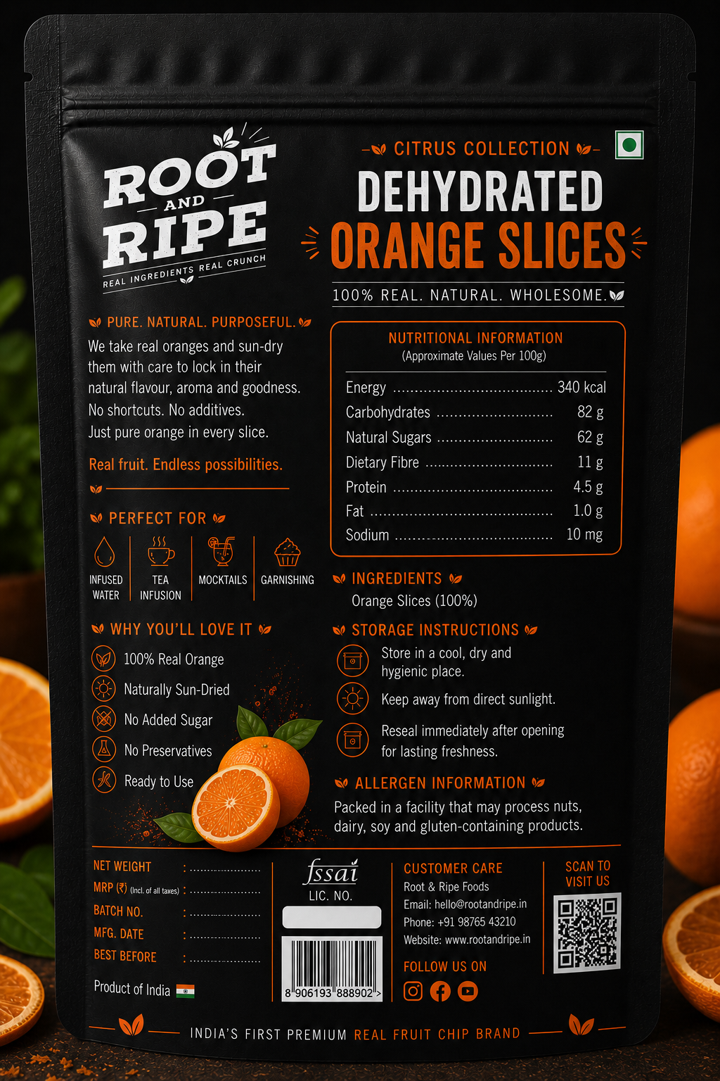 Dehydrated Orange Slices
